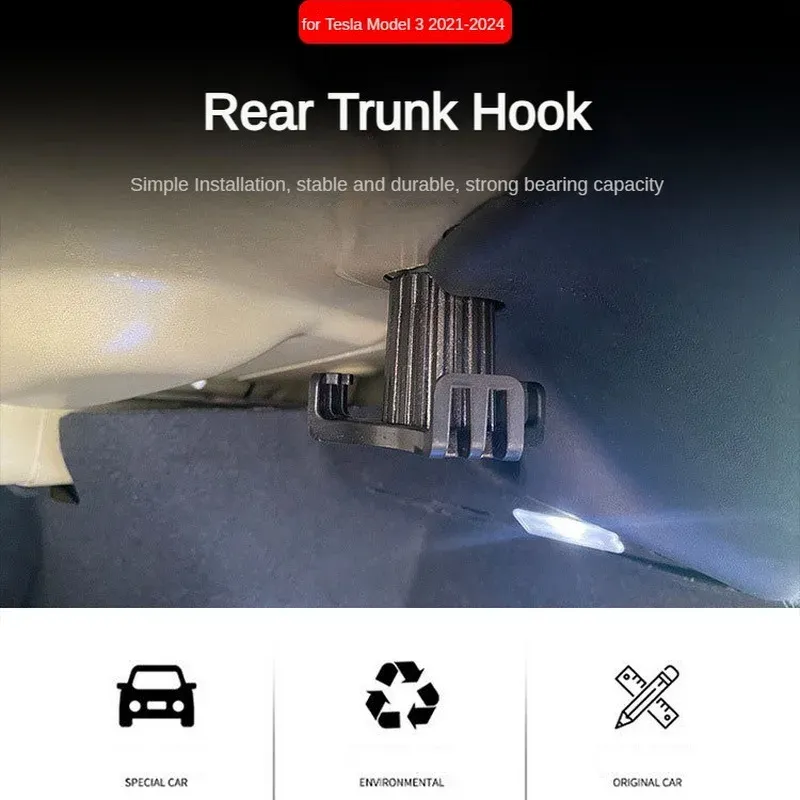 Tesla Model 3 Highland Trunk Hook 6