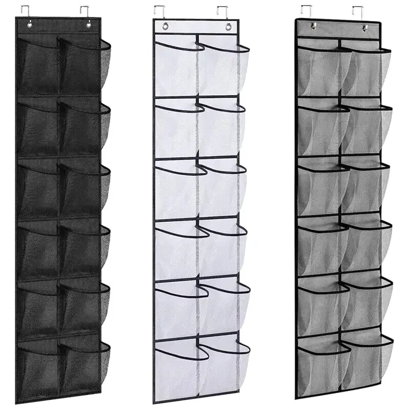 Wall-Mounted Shoe Organizer Storage Rack 3