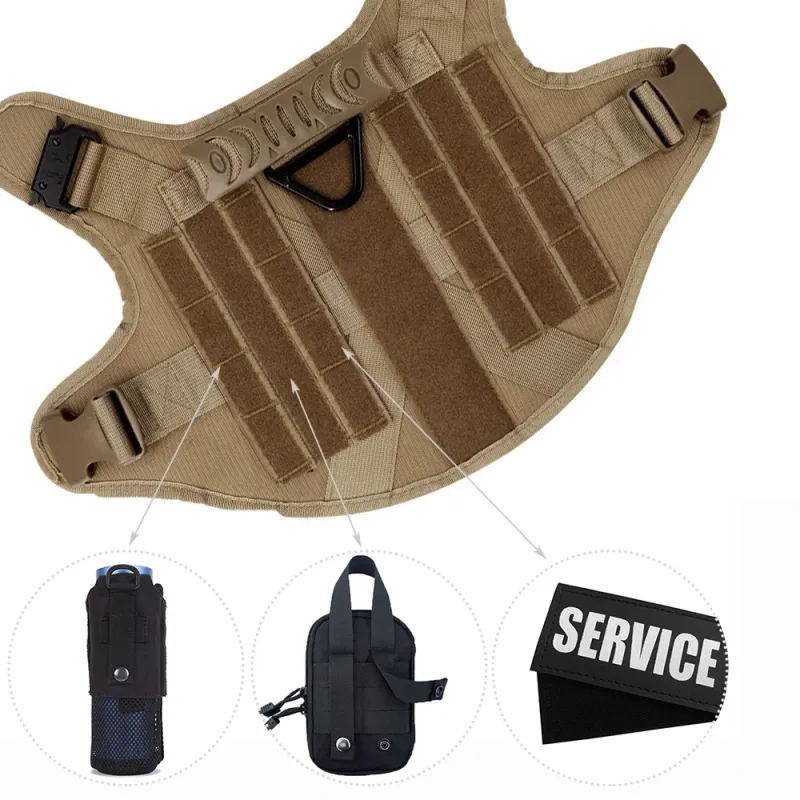Tactical Dog Training Harness Vest 5