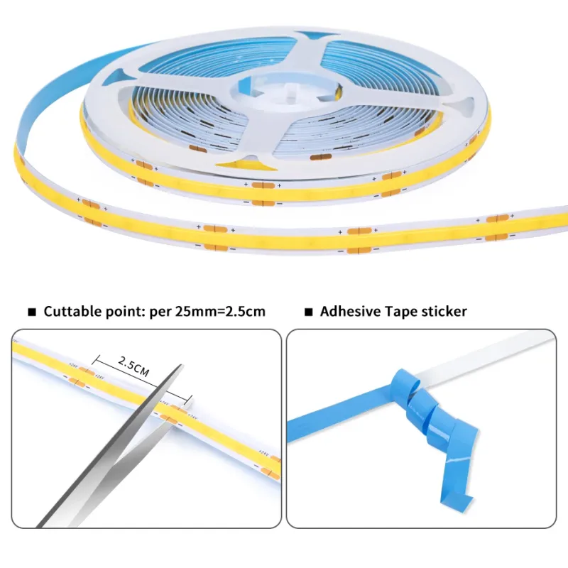 COB LED Cabinet Light Kit with Door Sensor 4