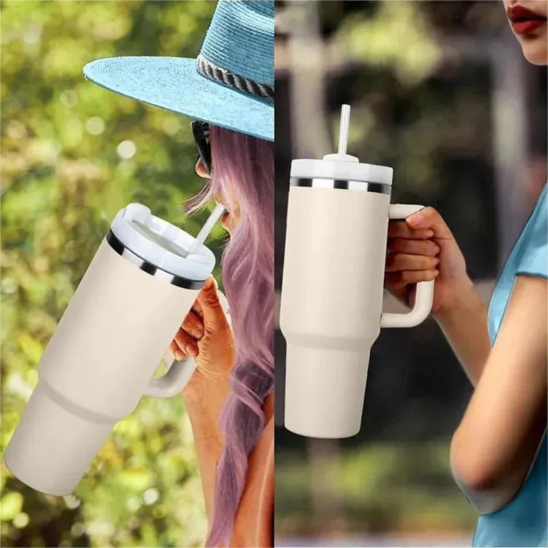 40oz Insulated Tumbler with Handle 3