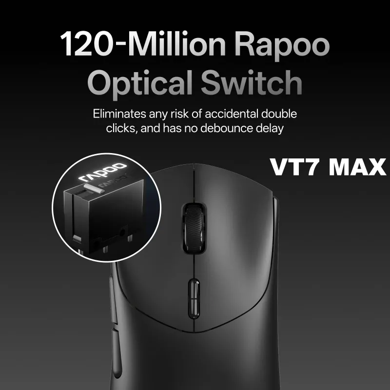 Rapoo VT7MAX 8K Wireless Gaming Mouse 3