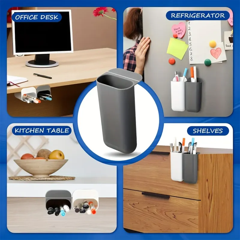 Clip-on Desk Pen Holder Set 4