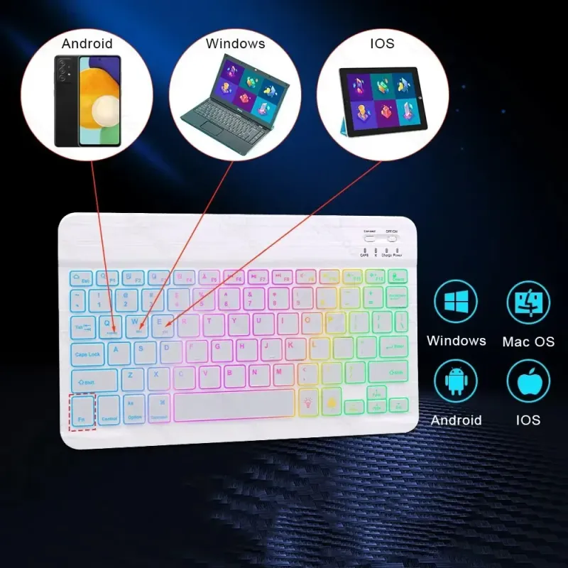 Ultra Slim RGB Backlit Keyboard & Mouse 6