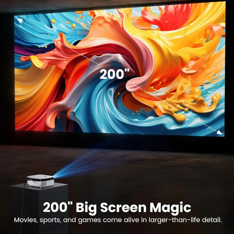 1080P Mini Portable Projector 3