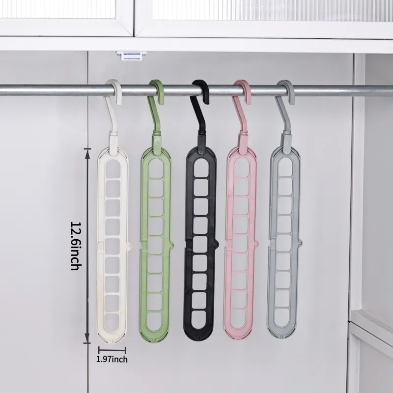 Foldable 9-Hole Collapsible Hanger 2