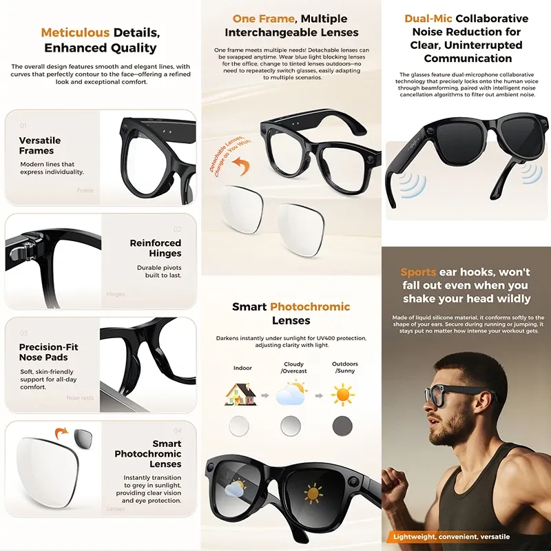 M02 Ultra 800W Smart Glasses Translator 6