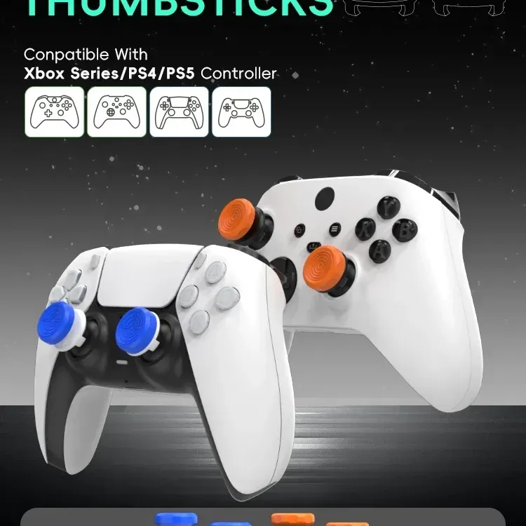 PS4/PS5 Performance Thumb Grips (2-Pack) 2