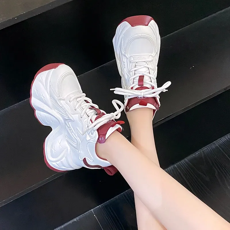 Chunky Platform Wedge Sneakers for Women 2