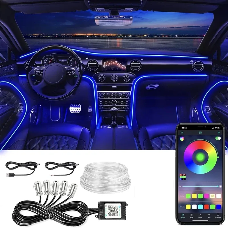 RGB LED Car Interior Lighting Kit 1
