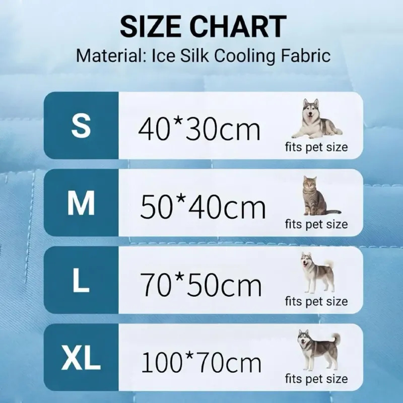 Ice Silk Dog Cooling Mat 6