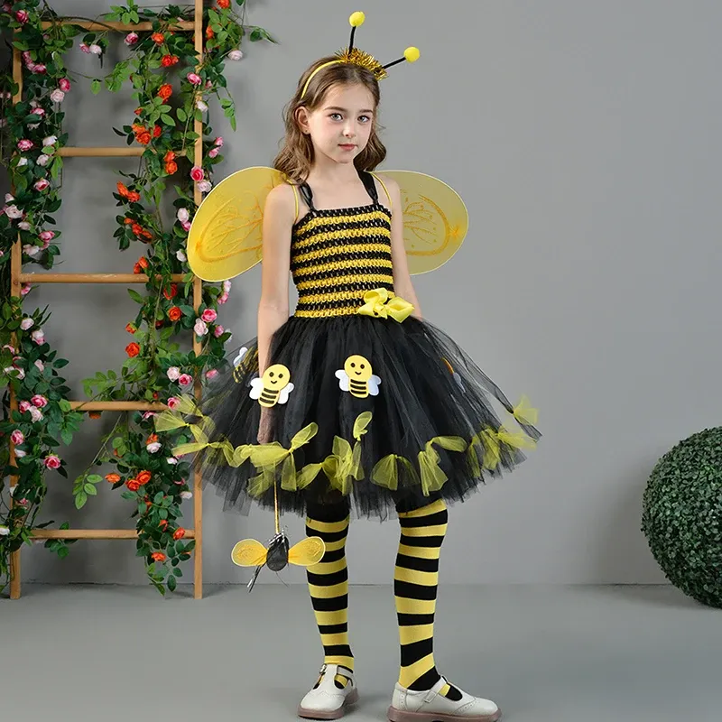 Girls Bee Cosplay Costume Set 4