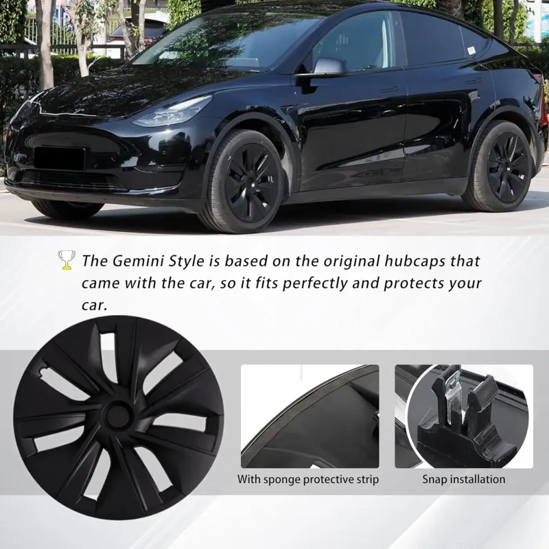 19" Tesla Model Y Wheel Covers - 4 Pcs 4