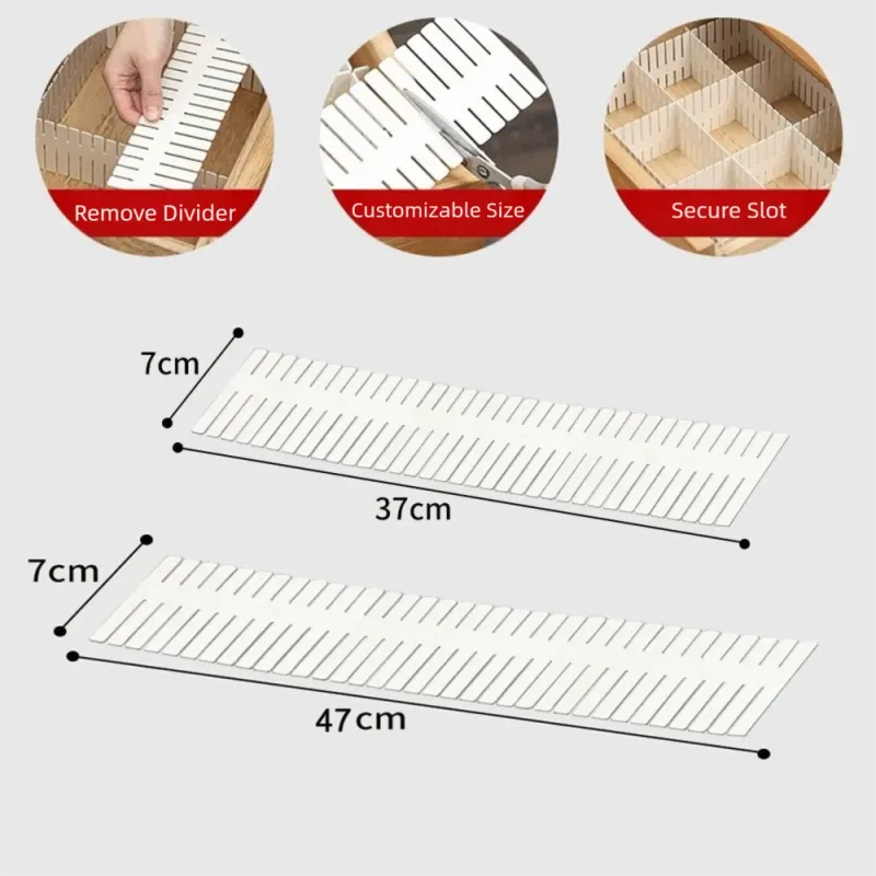 Adjustable Drawer Divider Board Set 4