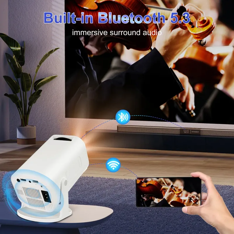 Salange P330W Mini Android Projector 6