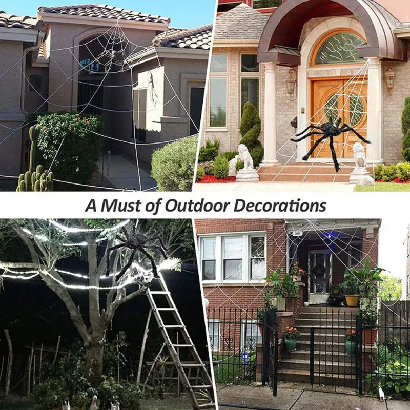 Halloween Triangle Spider Web 5m 3
