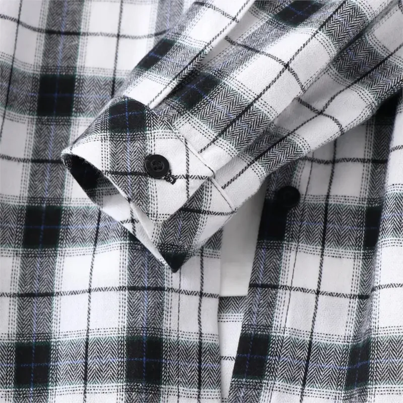 Women's Cotton Flannel Plaid Shirt 6