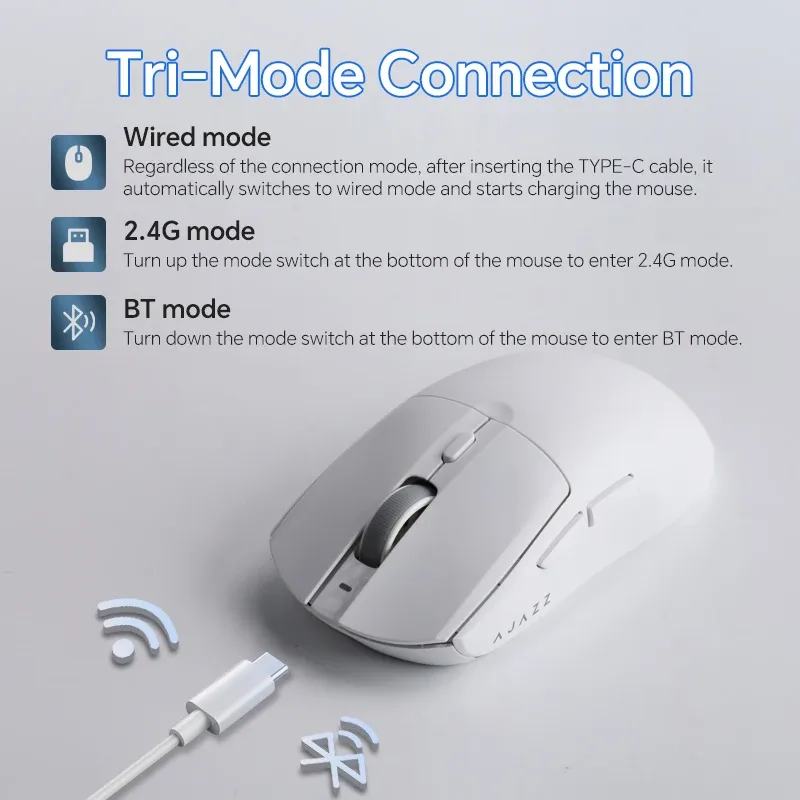 AJAZZ AJ139 V2 RGB Wireless Gaming Mouse 6