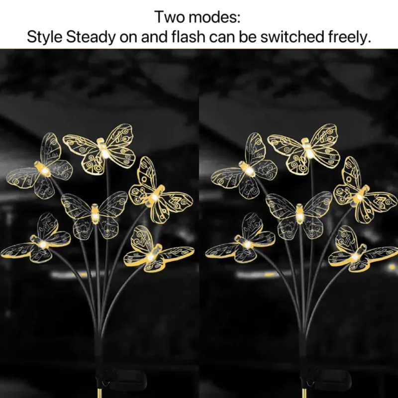 Solar Butterfly Stake Lights 4