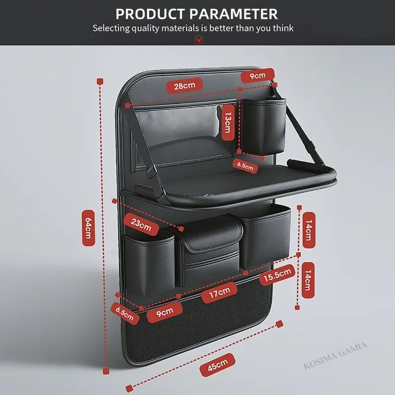 Car Seat Organizer with Tablet Holder 6