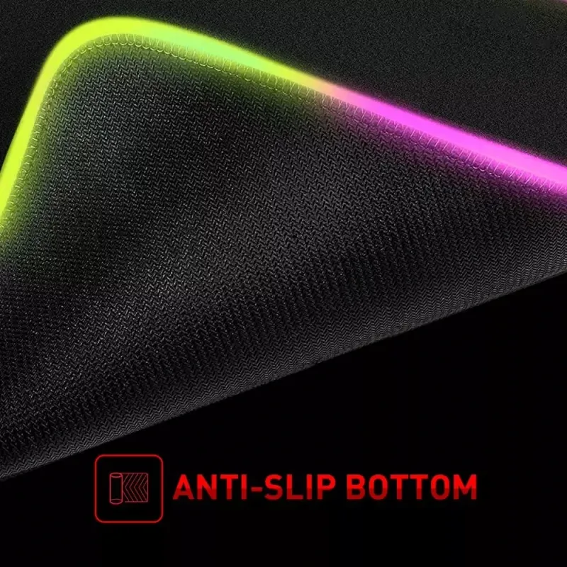 RGB LED Gaming Mouse Pad - XXL Backlit Desk Mat 6