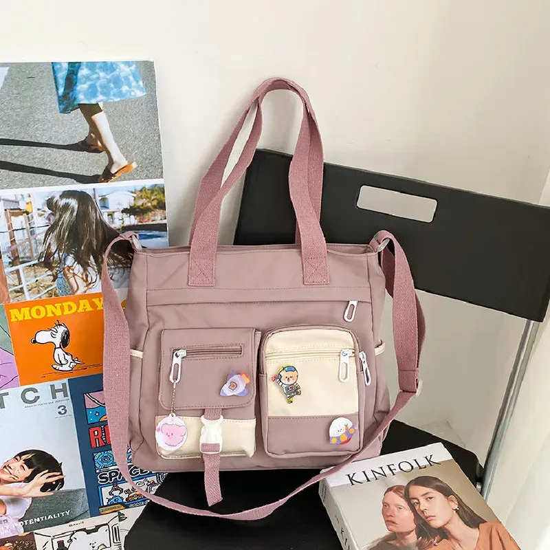 Waterproof Canvas Women Handbag 4