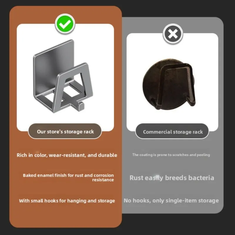 Stainless Steel Self-Adhesive Sink Caddy 4