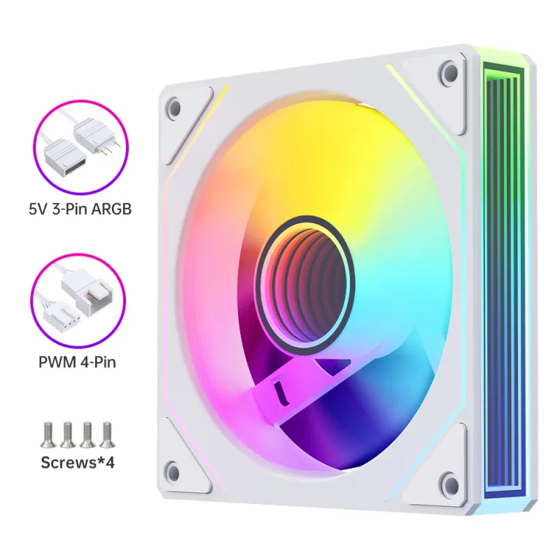 120mm ARGB Quiet Case Fan 4-Pin 6