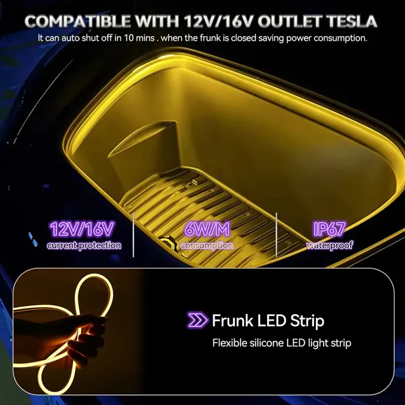 Tesla Model 3/Y Front Trunk LED Light 4