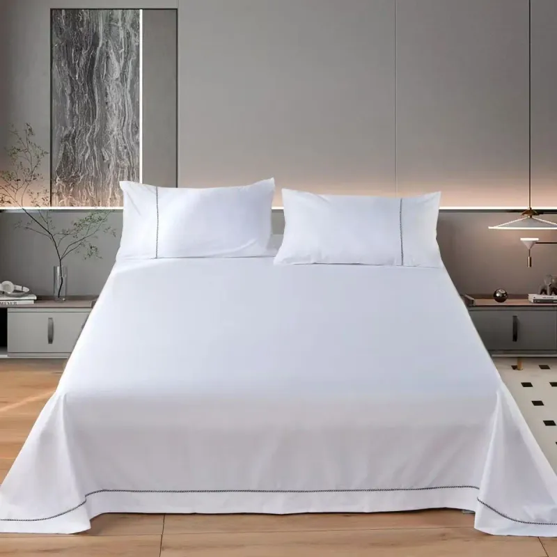 White Cotton Hotel-Quality Bedsheet Set 1