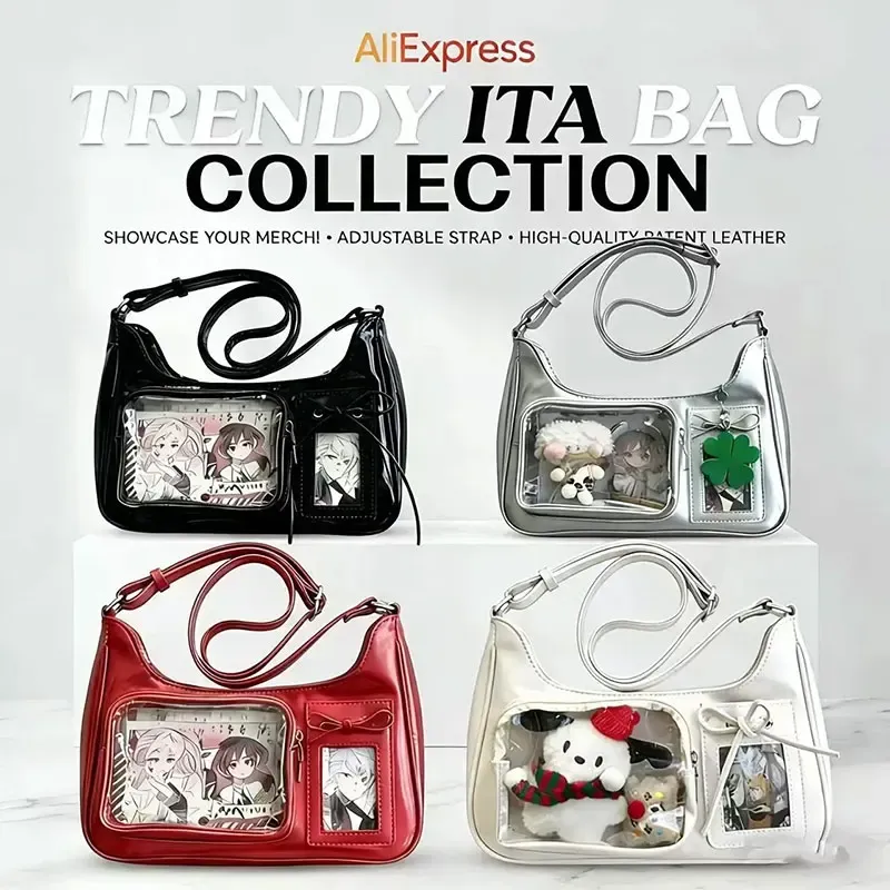 Y2K Harajuku Transparent Ita Bag 5