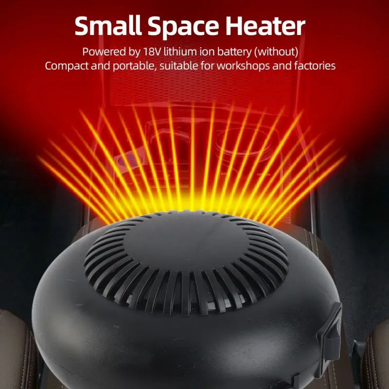 18V Portable Electric Heater Fan 2