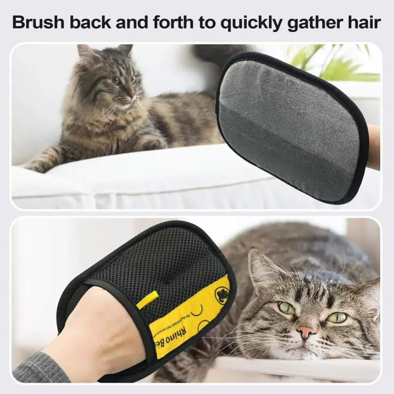 Double Sided Cat Grooming Gloves (2-Pack) 3