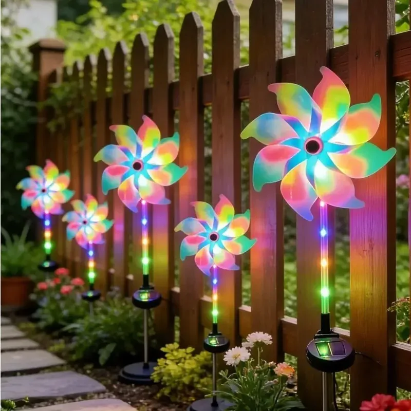Solar Windmill Garden Light 2