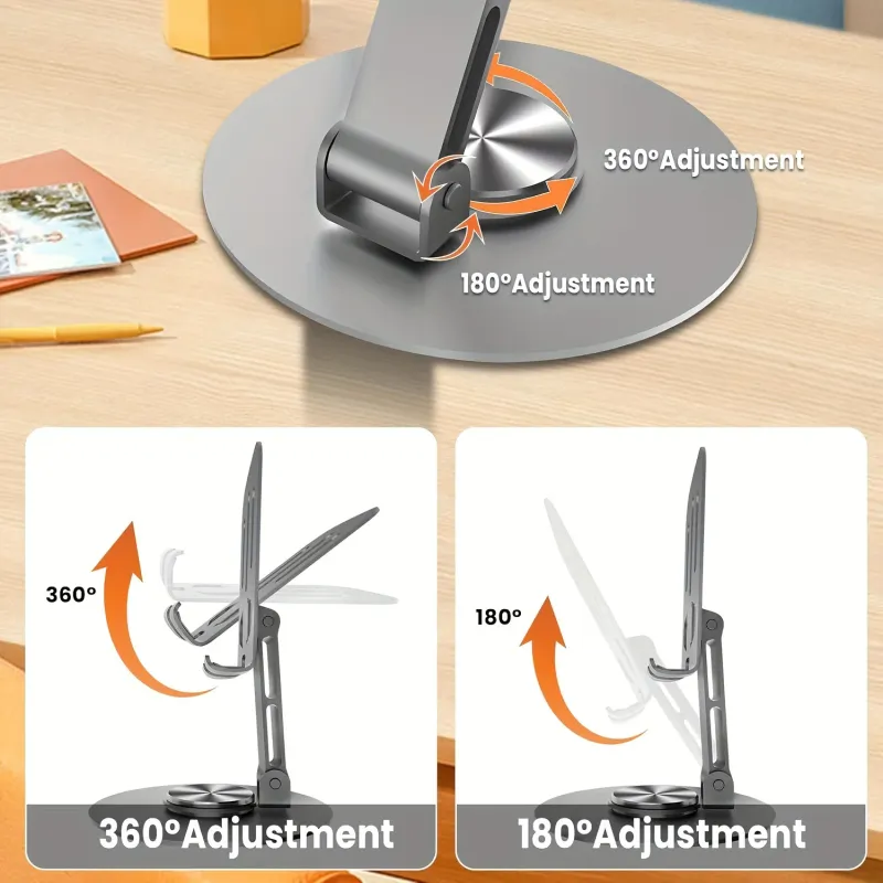 720° Rotating Aluminum Tablet Stand 3