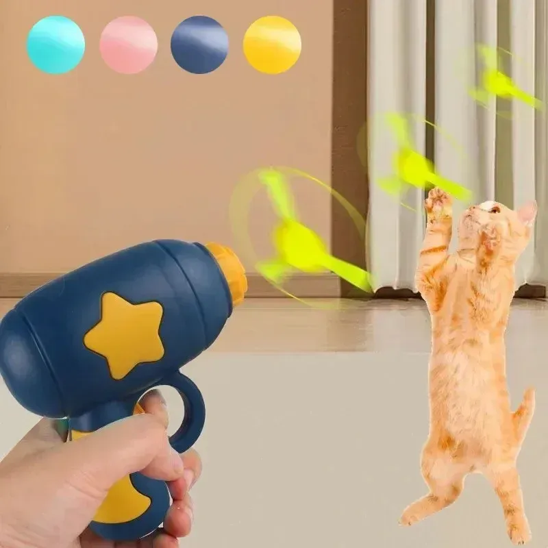 Interactive Flying Disc Cat Toy 1