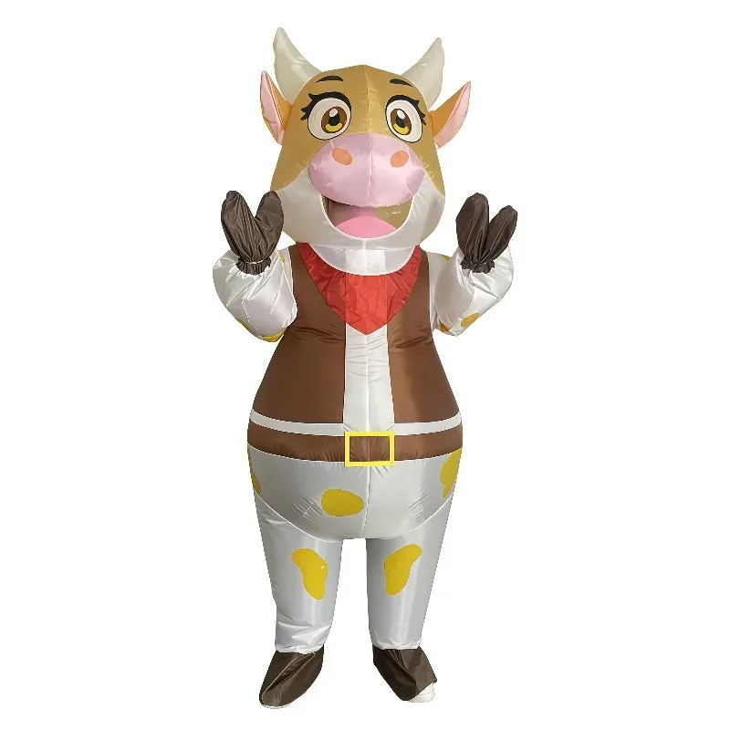 Adult Inflatable Cow Costume 4