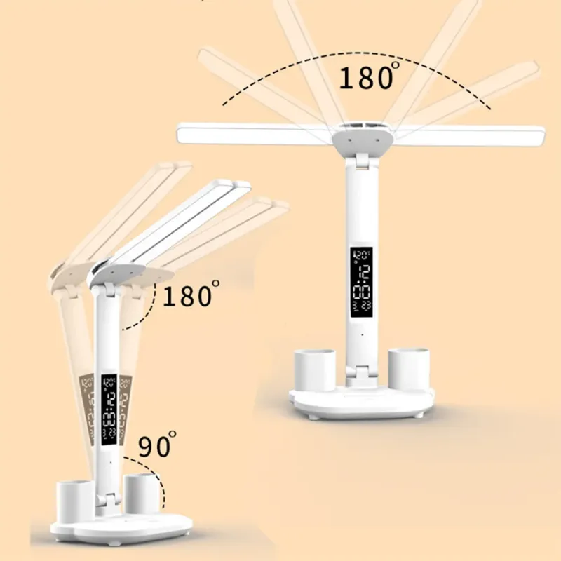 Folding LED Desk Lamp with USB Charger 2