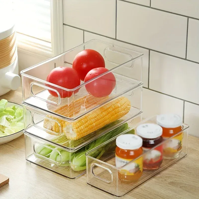 Clear Stackable Storage Organizers 5