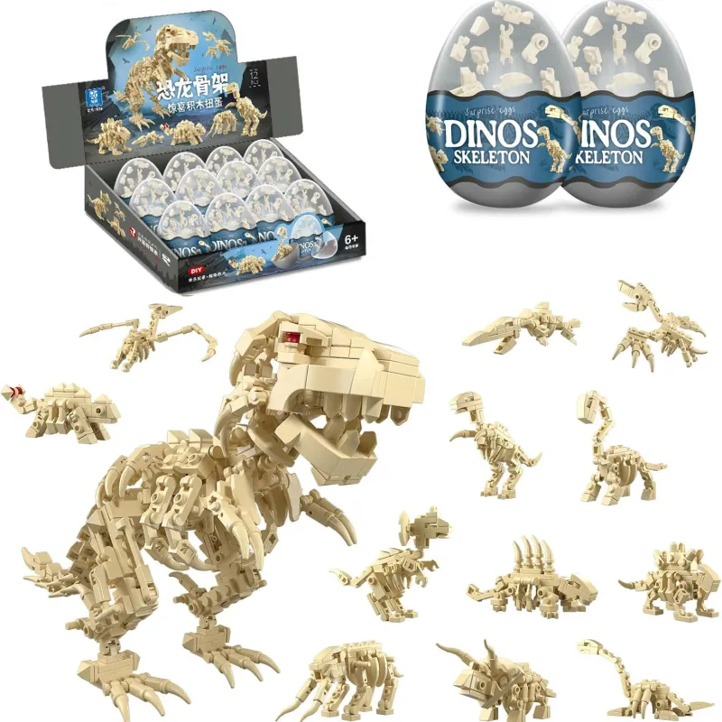 12-in-1 Dinosaur Skeleton Building Set 1