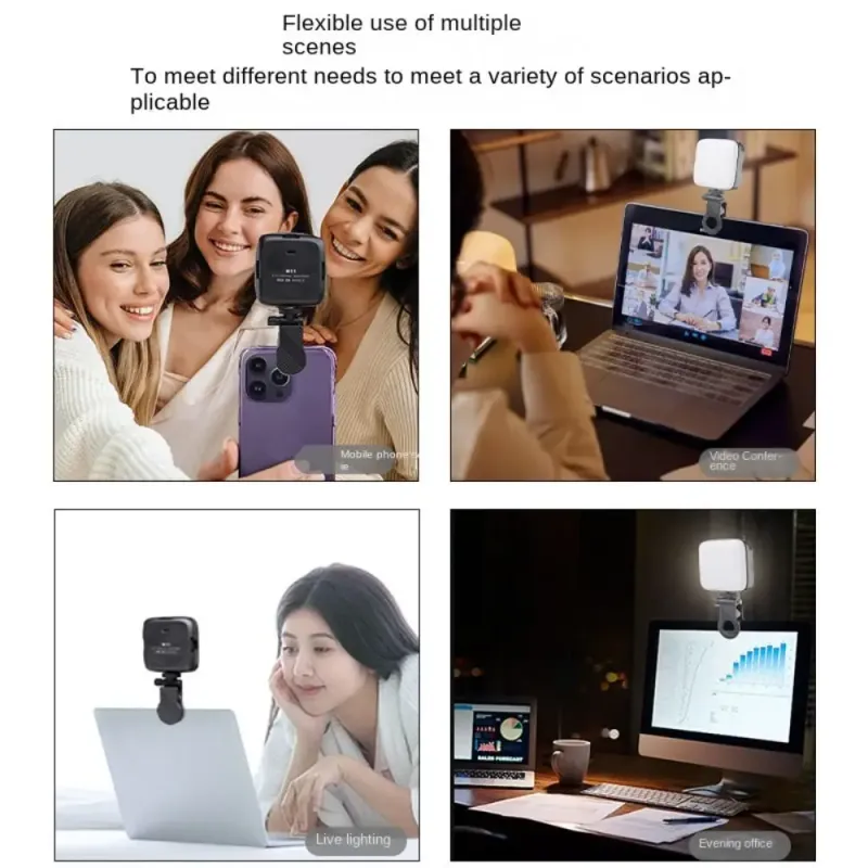 Mini LED Selfie Fill Light Clip 5