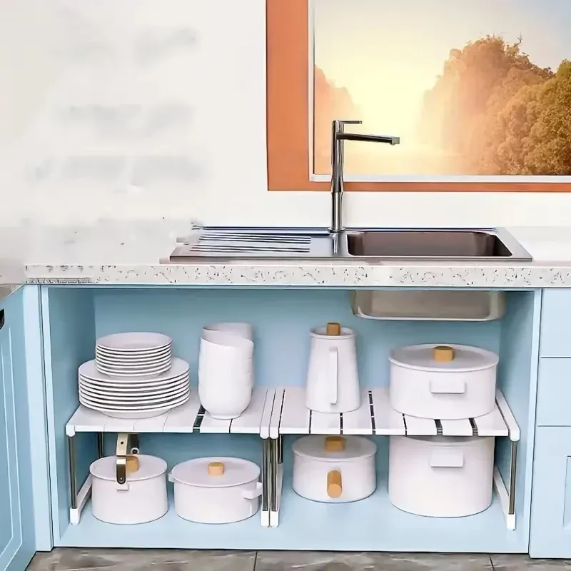 Adjustable Cabinet Organizer Shelves 4