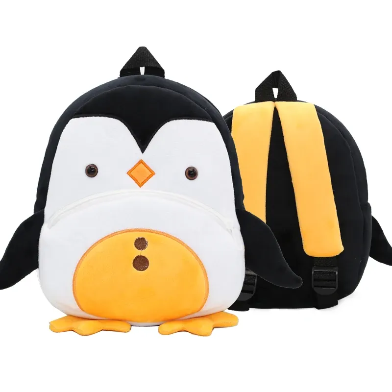 Cartoon Plush Animal Kids Backpack 4