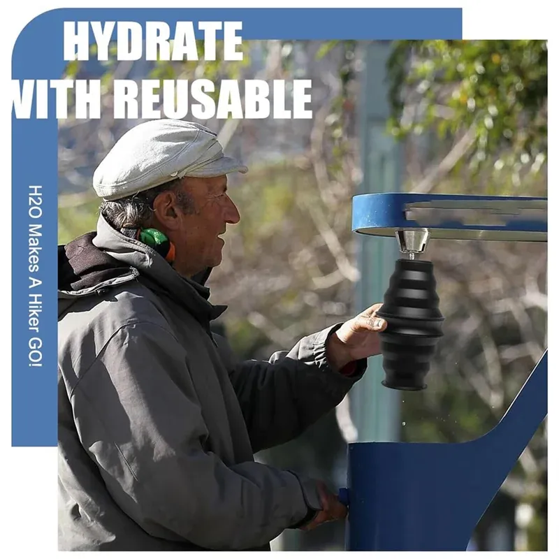 Collapsible Water Bottles 17 Oz - 2 Pack 4