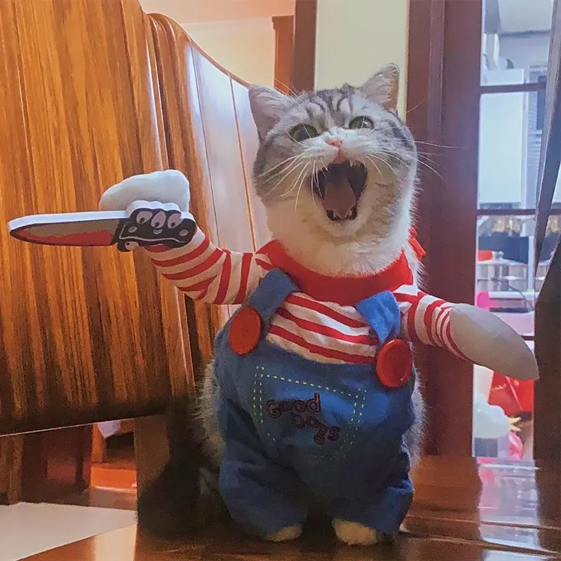 Halloween Cat Cosplay Costume Jumpsuit 2