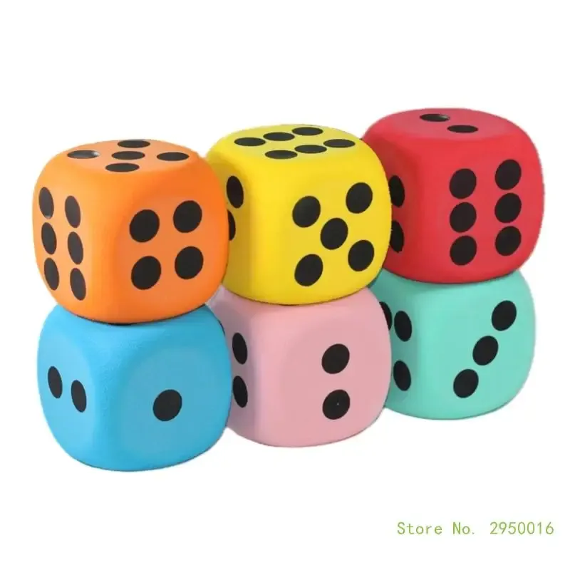 Large Foam Dot Dice for Kids 5