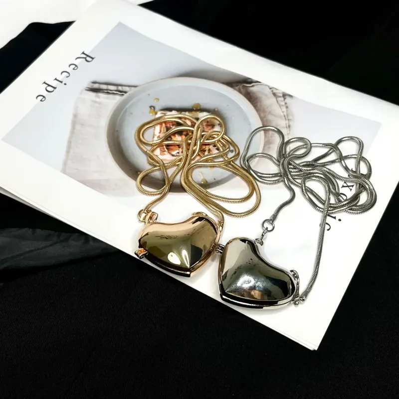 Luxury Heart Shape Coin Purse & Shoulder Bag 1