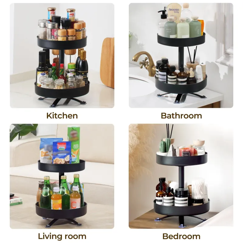 2-Tier Rotating Spice Rack 4