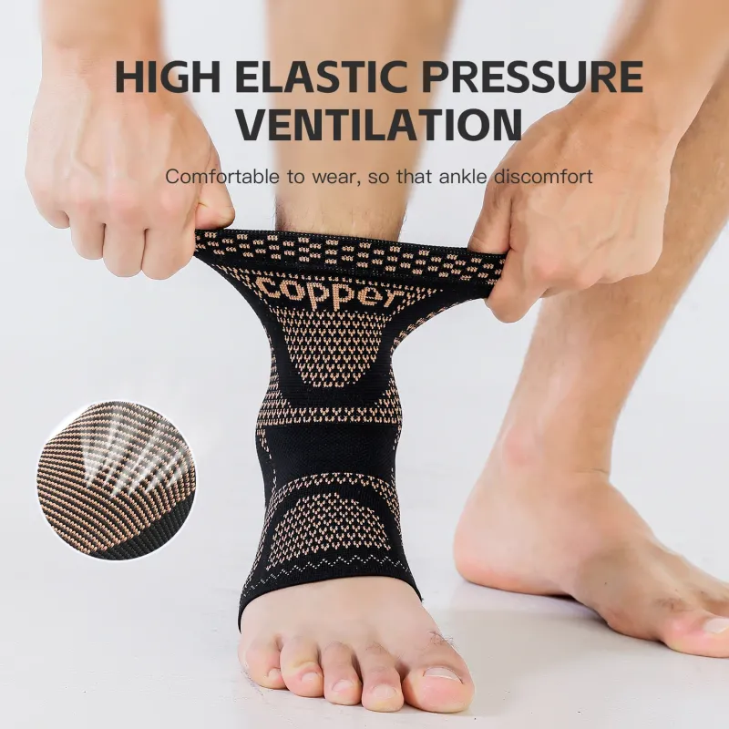 Copper Infused Ankle Compression Sleeve 3