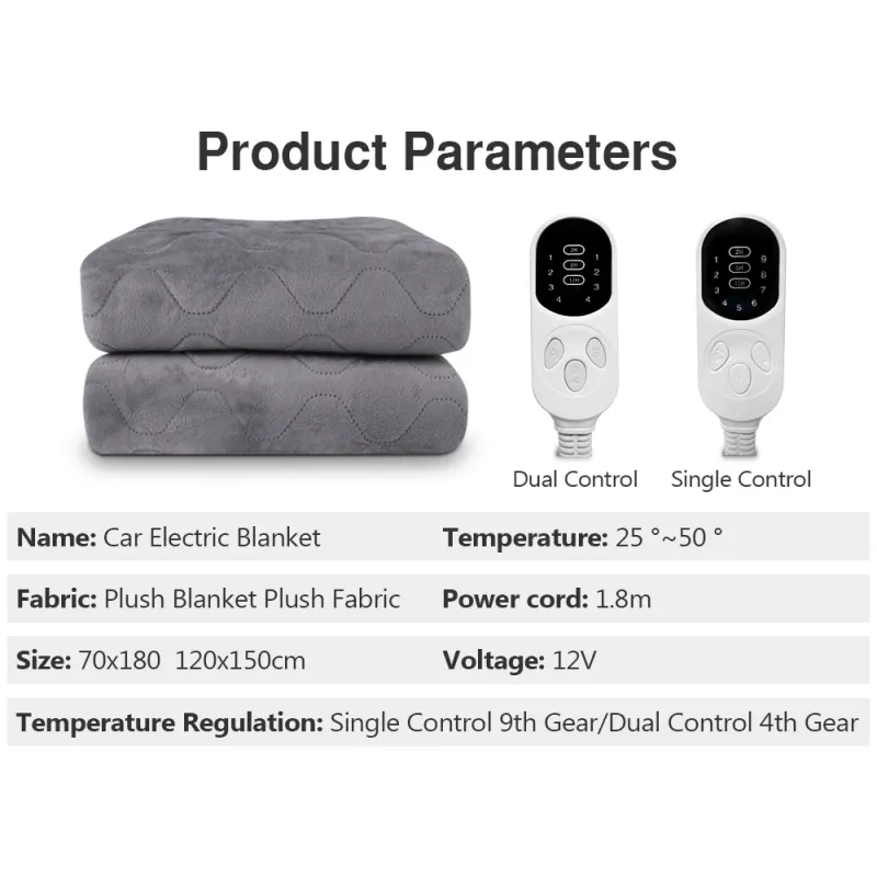 12V Heated Car Travel Blanket 6